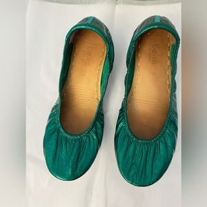 Emerald Tieks size 9